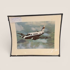 Set Of 9 Beechcraft/Aircraft Color Posters