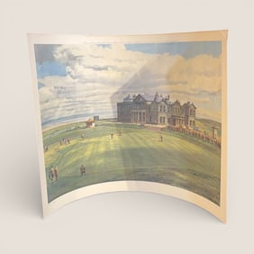 St Andrews Golf Course Print Dated 1959