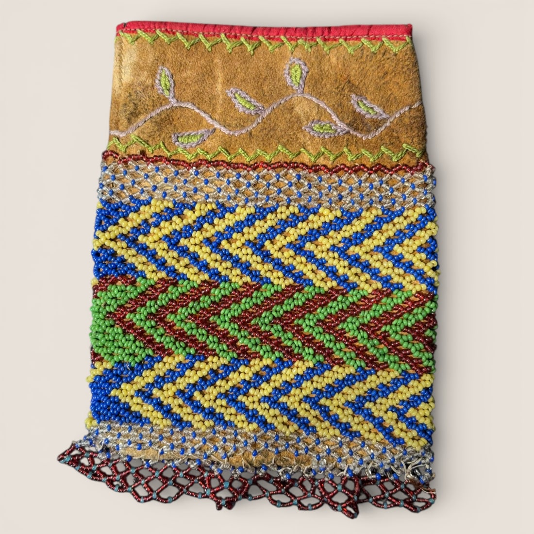 Great Lakes Beaded & Embroidered Pouch (1 of 2)