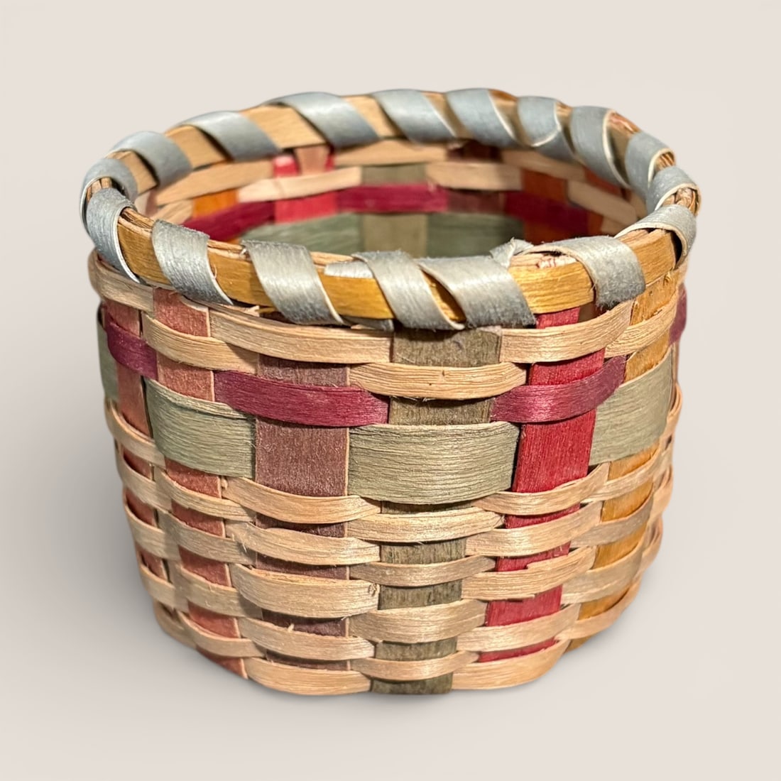 Miniature Ho-Chunk Basket (1 of 2)