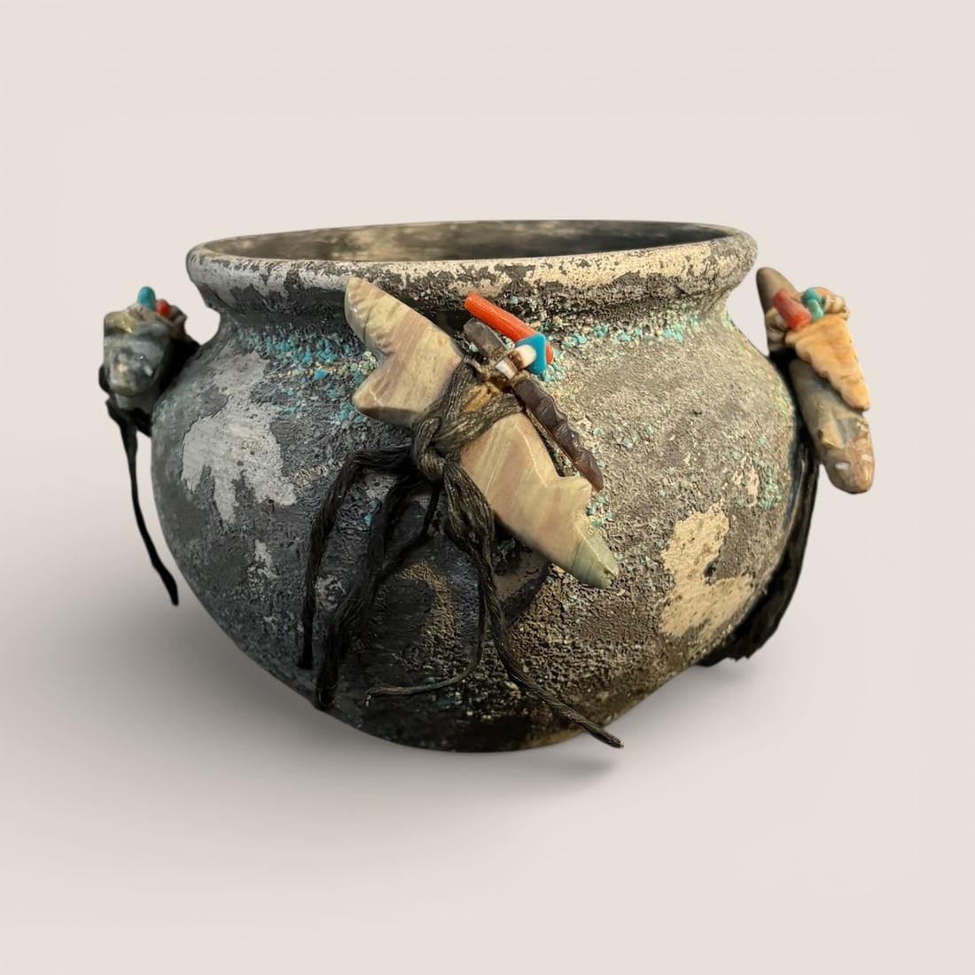 Zuni Fetish Pot (Edna Leki, 1924-2003) (1 of 2)