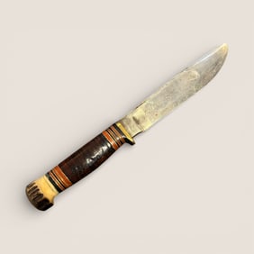 A Rare Marbles Hunting Knife Stamped " M.S.A. Gladstone Mich. U.S.A."