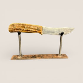 8 Inch Bone Handle Sheath Knife