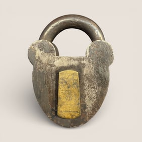 Large VR A Thompson Antique Padlock