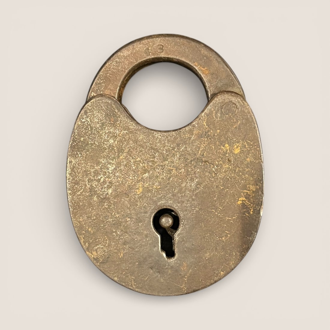 Antique Cast Iron Padlock (1 of 1)