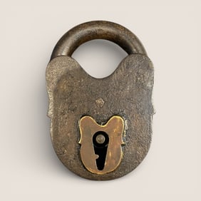 Antique Cast Iron Padlock