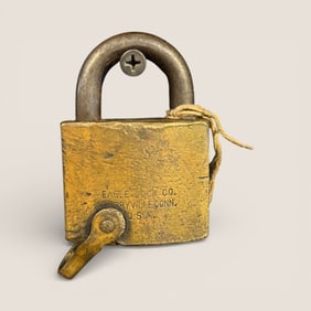 Antique Brass " Swift " Padlock