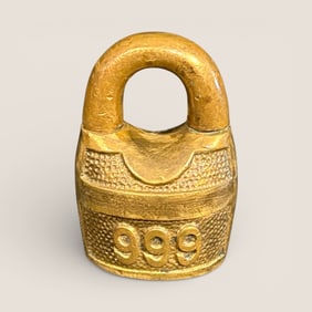 Antique Scandinavian " 999 " Padlock