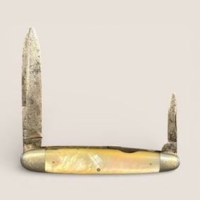 Pearl Handle " George Westerholm  XL Cutlery " Folding Pocket Knife.