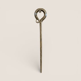 19th Century Forged Iron Skewer Pick