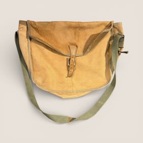 Vintage Canvas Fishing Or Game Shoulder Bag