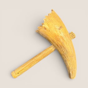 Unique 19th Century Powder Measure With Handle