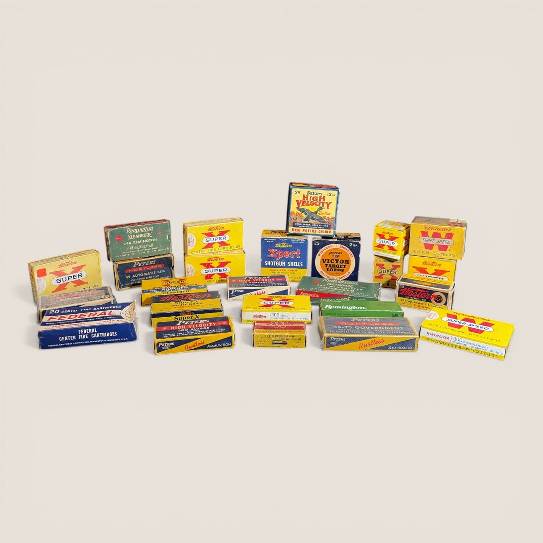 Flat of 22 Vintage Shell Boxes (1 of 5)