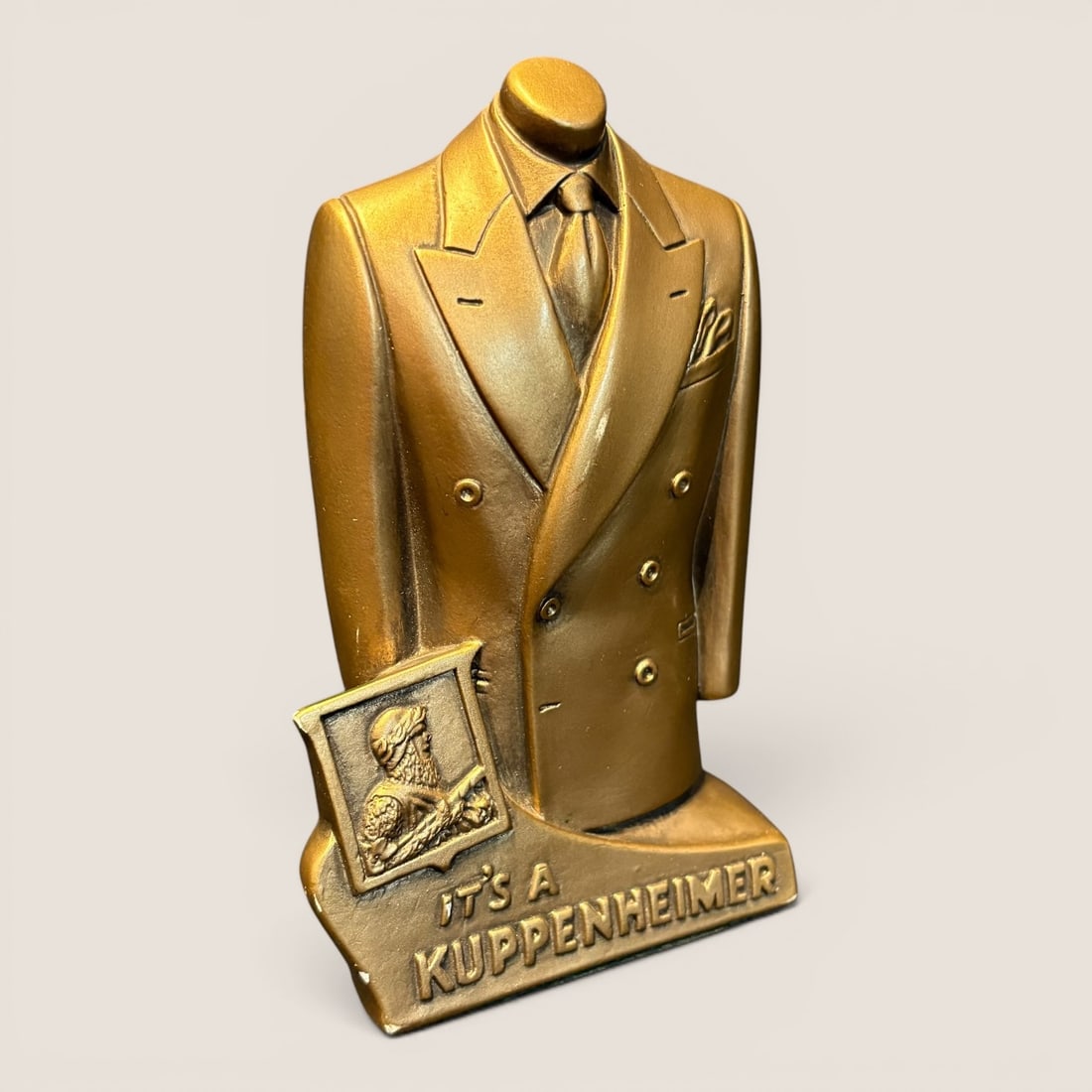 Vintage B. Kuppenheimer and Co. Clothing Store Advertising Display Bust (1 of 2)