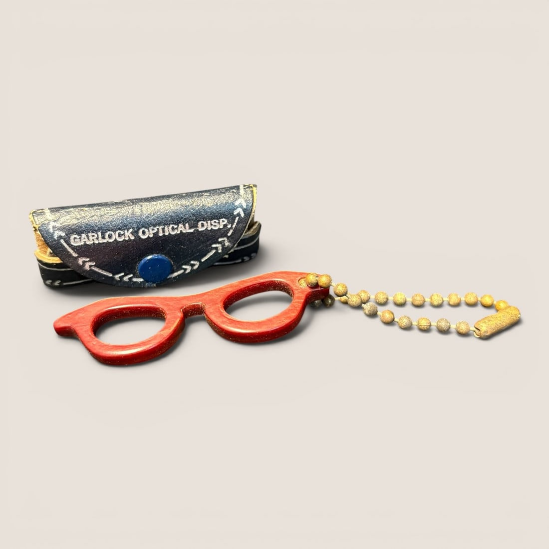 Vintage Garlock Optical Dispensary Miniature Advertising Eyeglass Frames and Case (1 of 1)