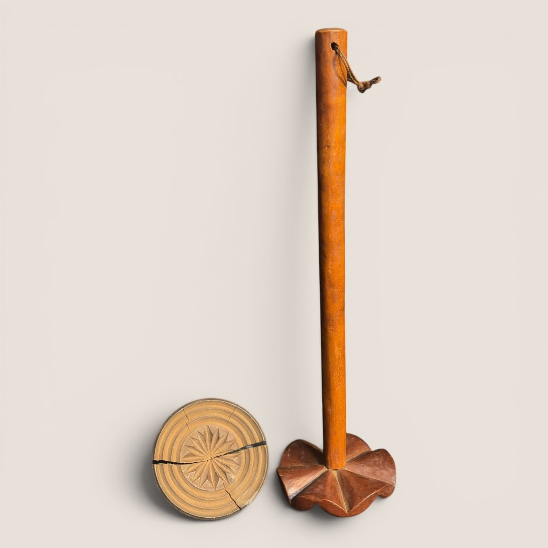 Two Pieces of 19th C Woodenware (1 of 1)