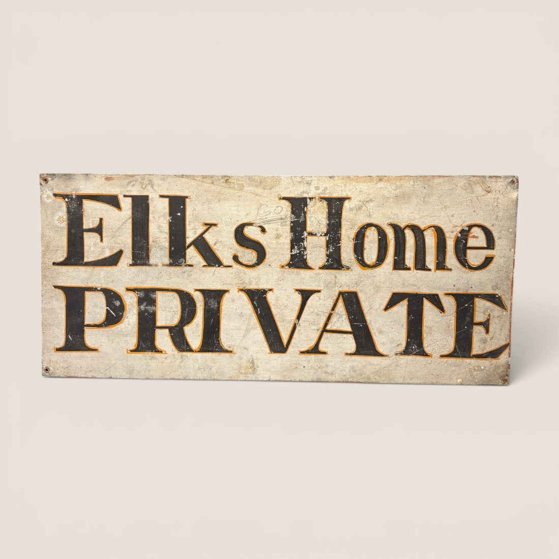 Tin Elk's Home Sign (1 of 1)