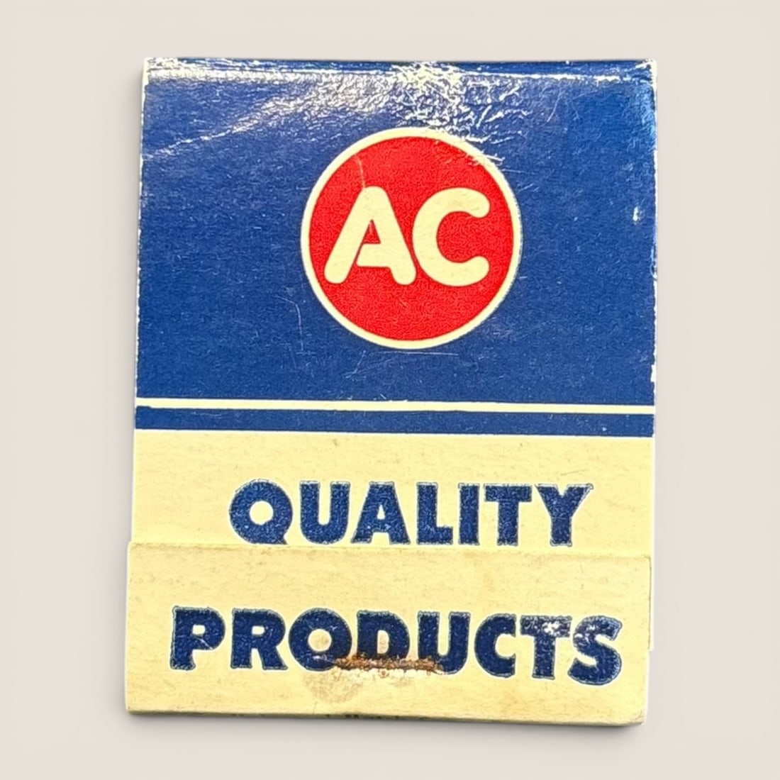Vintage AC Quality Products and Riverside Oil Co. Advertising Matchbook (1 of 2)