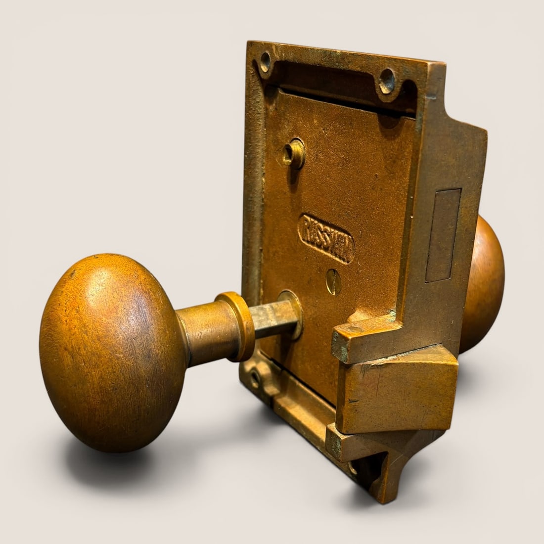 Vintage Solid Brass Heavy Door Lock - 2