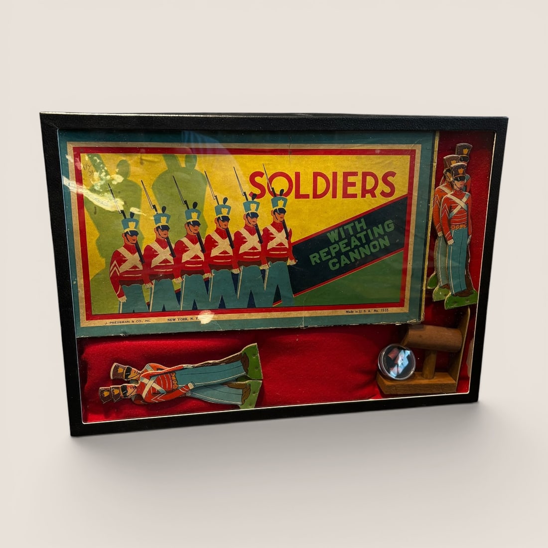Vintage " Soldiers With Repeating Cannon " Game (1 of 1)