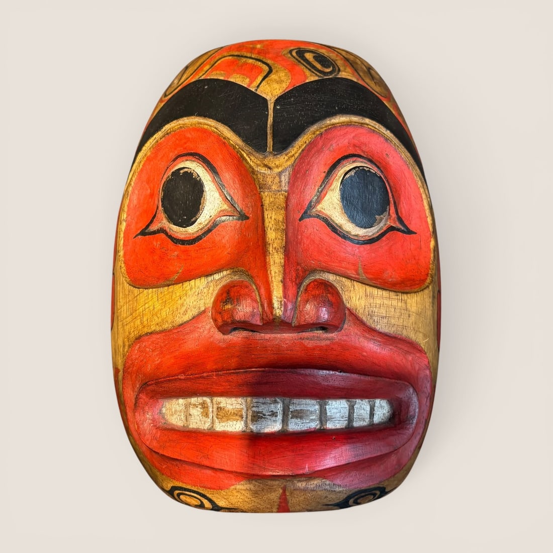 Native American Indian North-West Coastal Wood Mask (1 of 2)