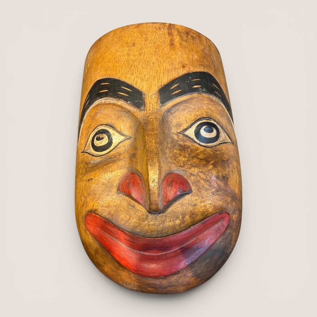 Native American Indian North-West Coastal Wood Mask (1 of 2)