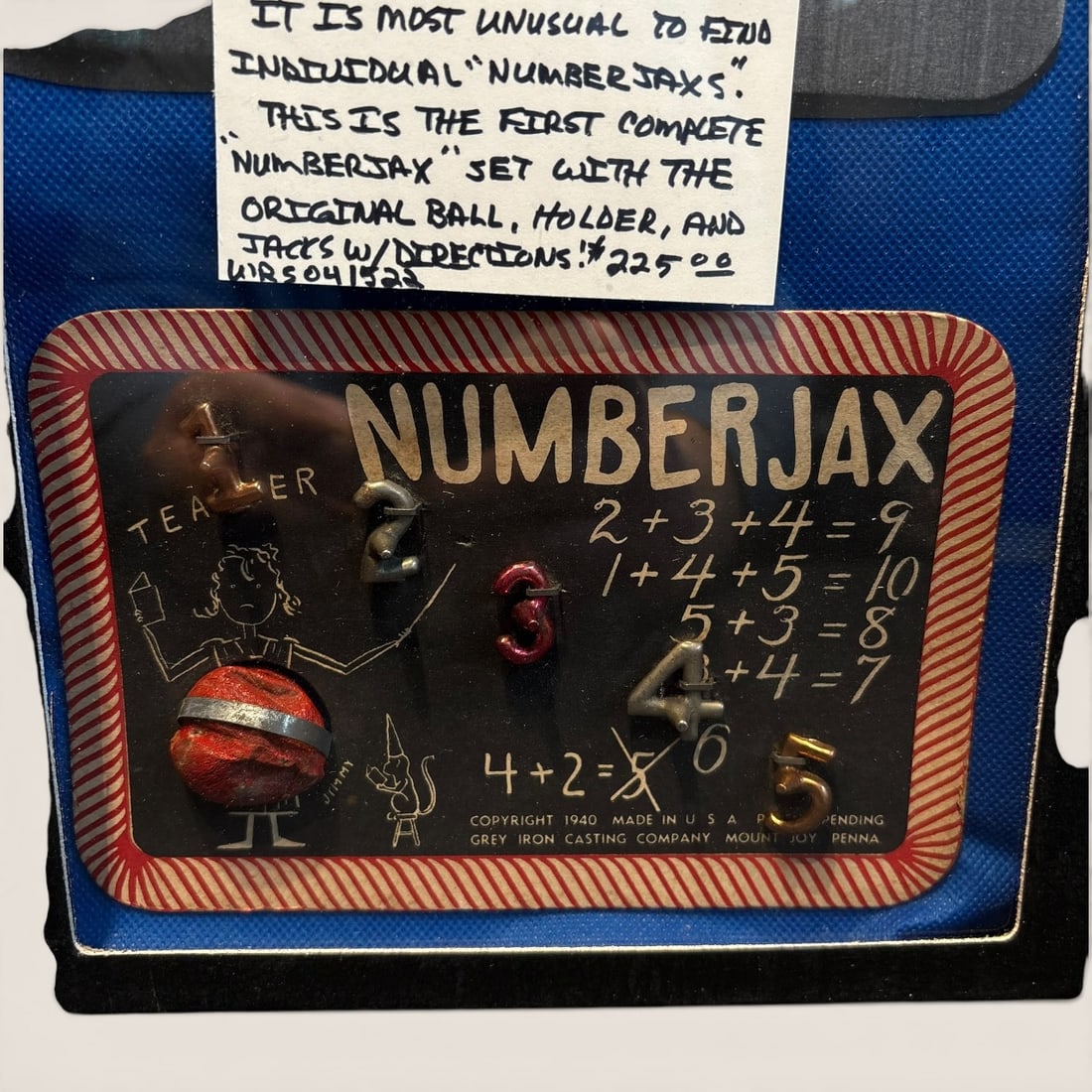 1940's " Numberjacks " Game - 2