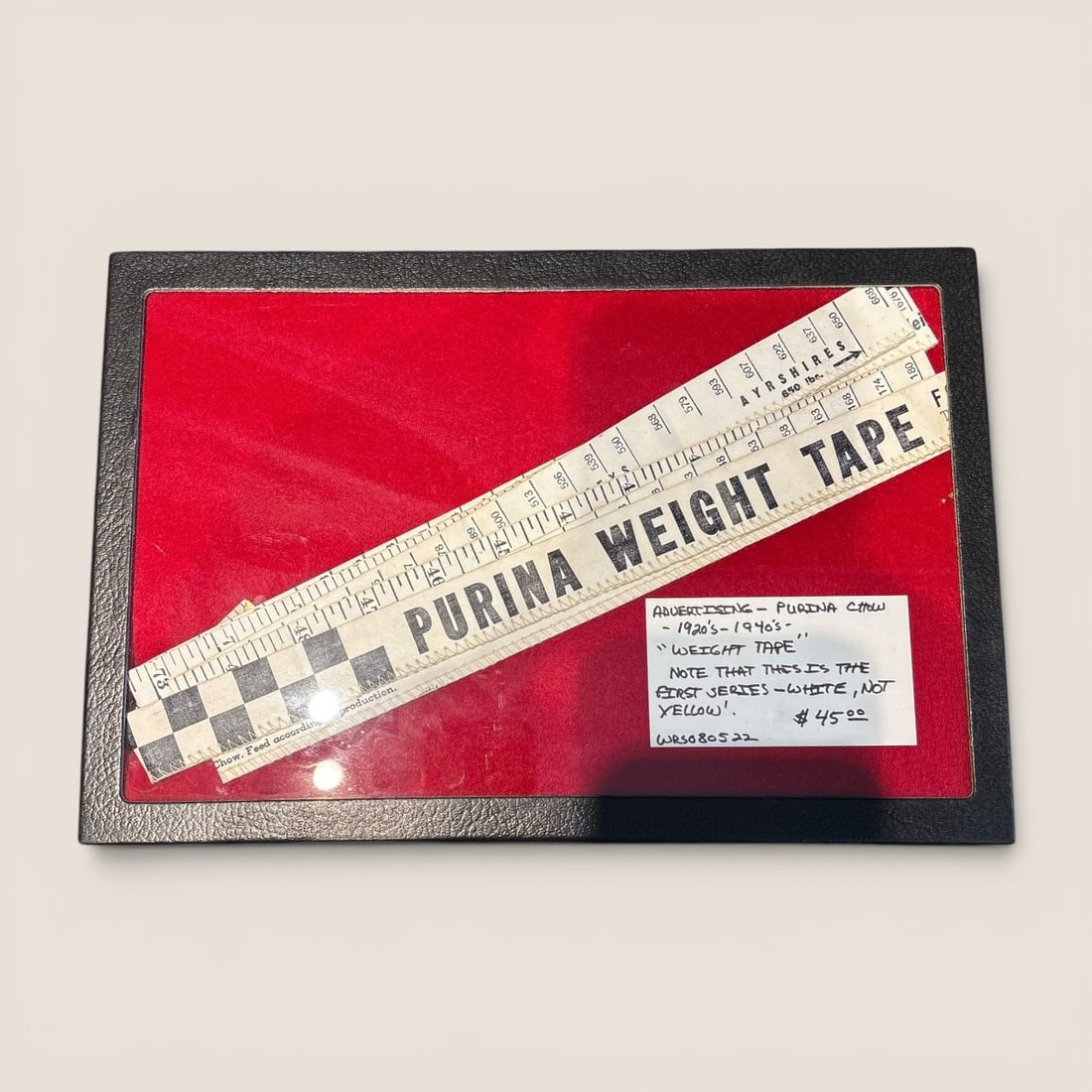 1920's-1940's Purina Chow Weight Tape (1 of 1)