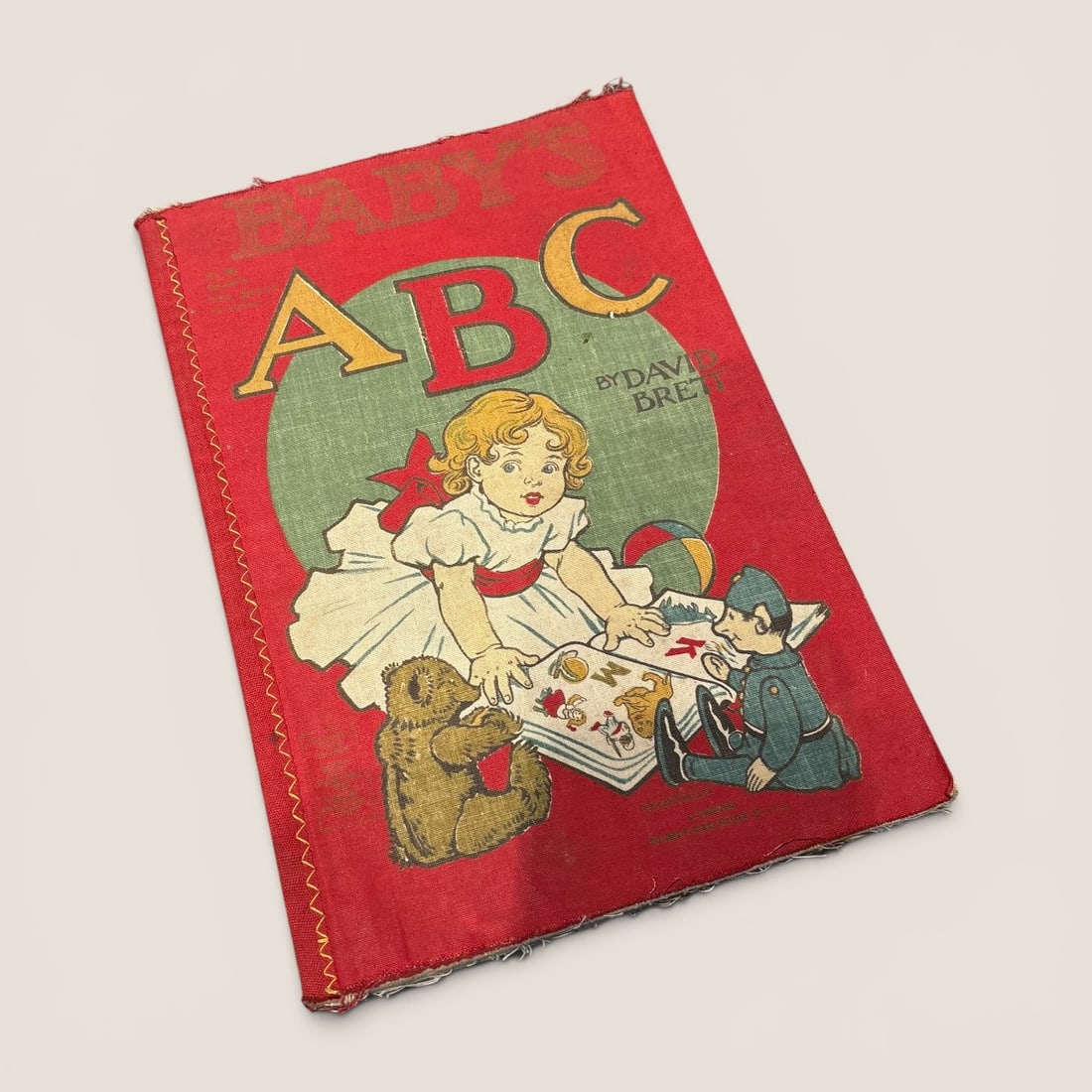 1908-1913 Babys ABC Linen Book (1 of 1)