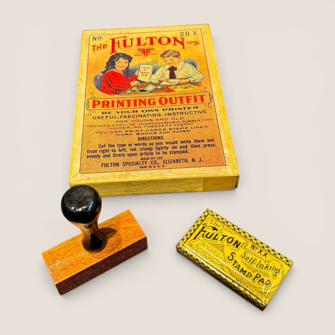 Early 1900's Children's Printing Outfit (1 of 1)