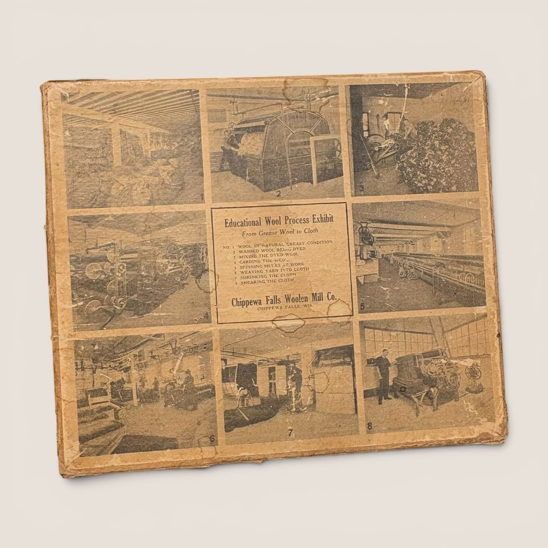 Chippewa Falls Woolen Mill Co. Wool Process Exhibit (1 of 1)