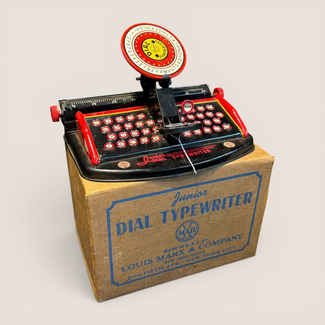Louis Marx Junior Typewriter In Original Box (1 of 2)