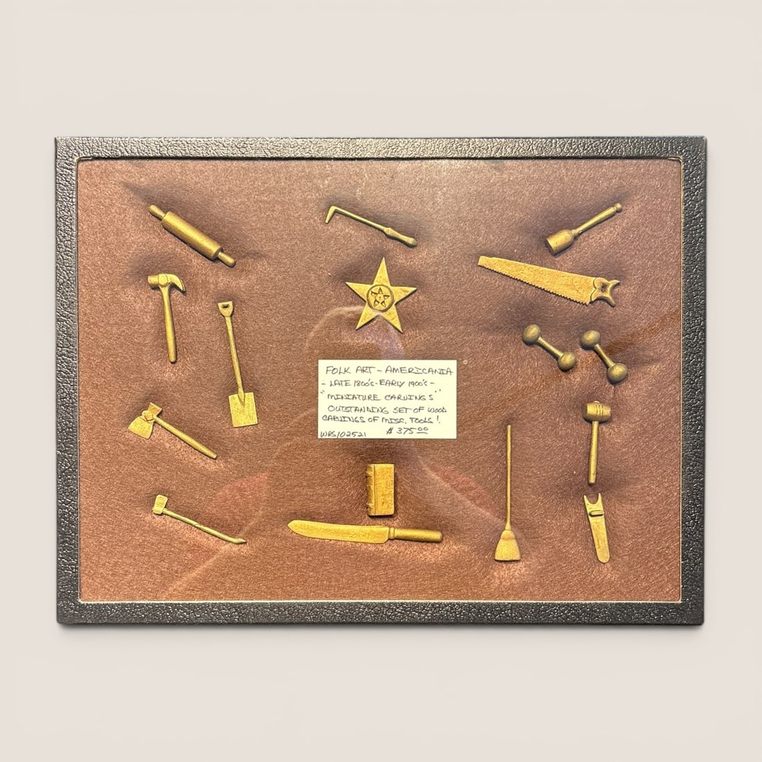 Excellent Wooden Tools Display (1 of 2)