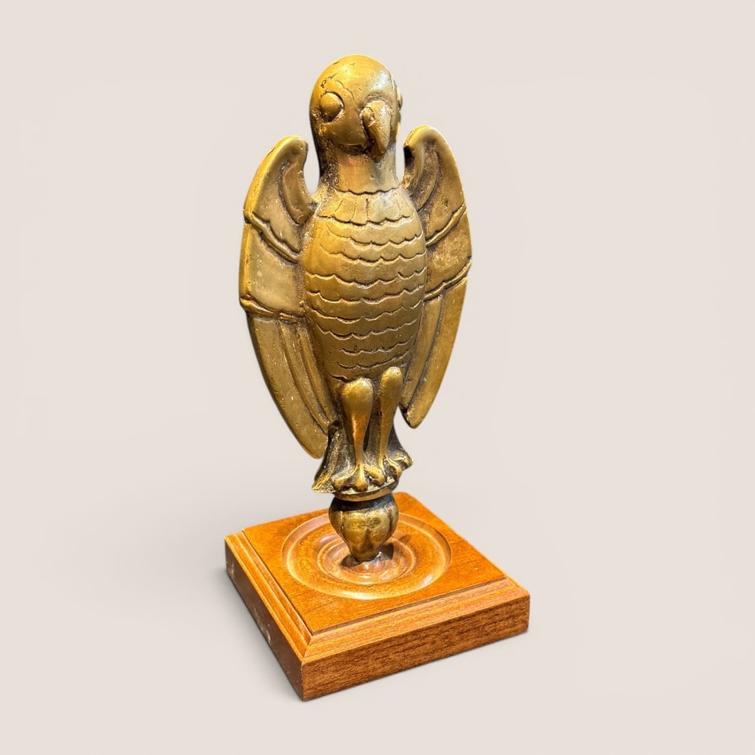 Vintage Heavy Brass Eagle (1 of 2)