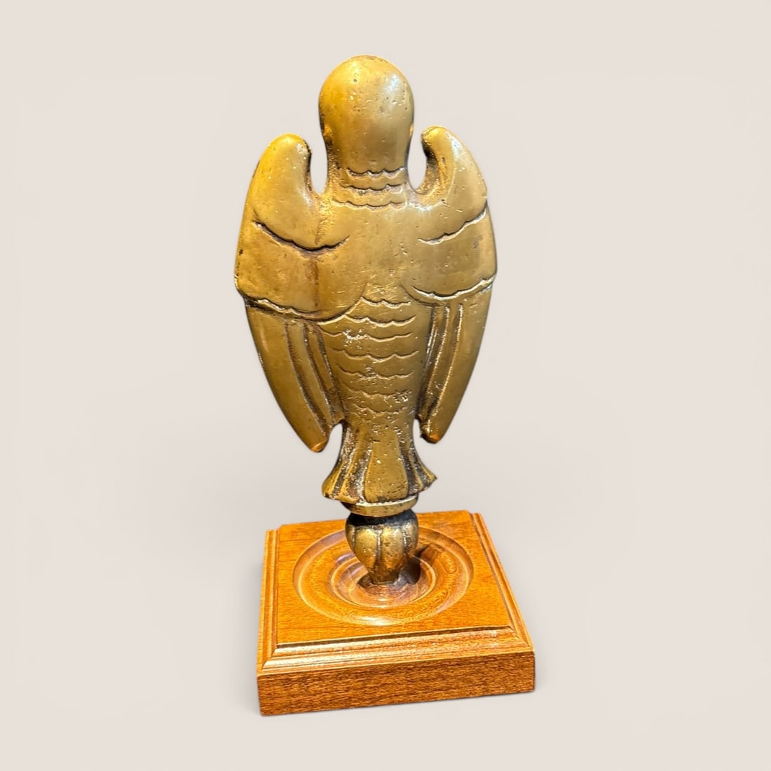 Vintage Heavy Brass Eagle - 2