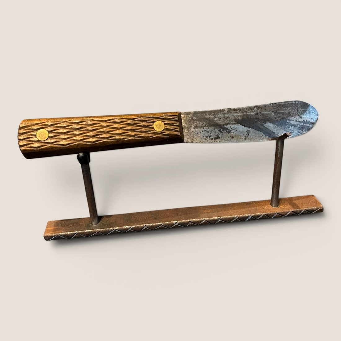 Early Knife With Chip Carved Handle (1 of 1)