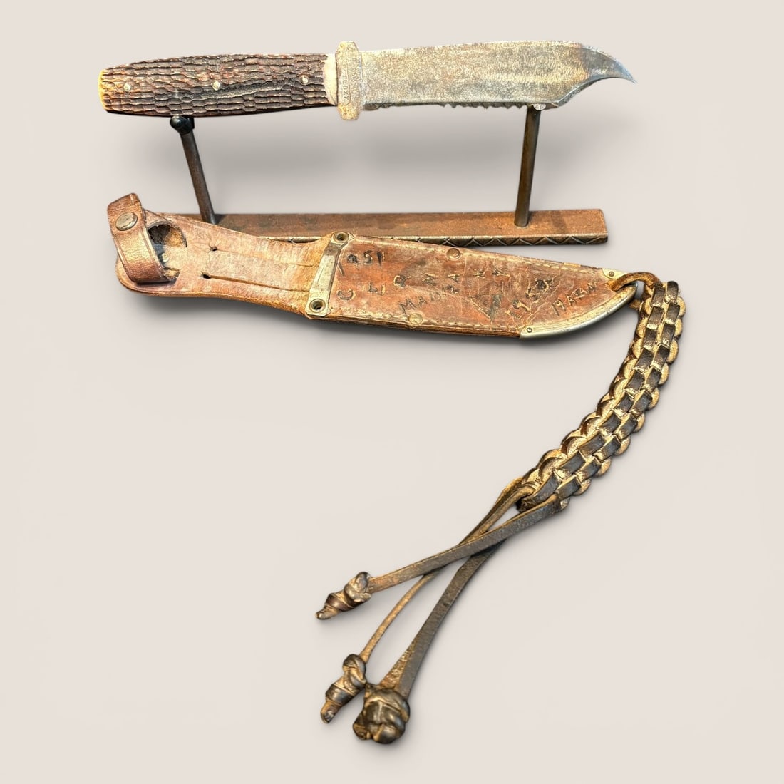 Case Knife in Leather Sheath (1 of 1)