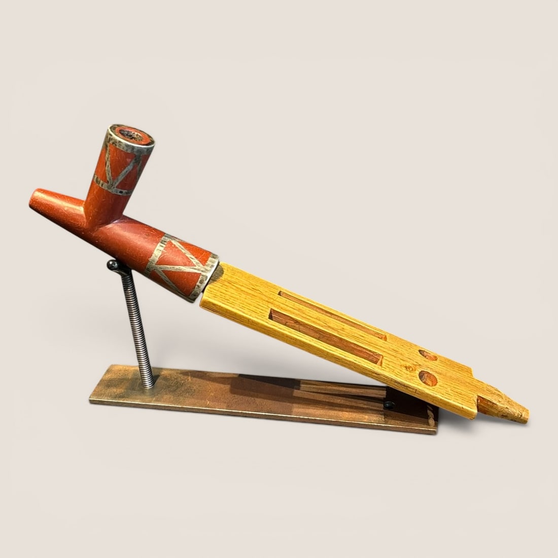 Superb Small Native American Puzzle Pipe (1 of 3)