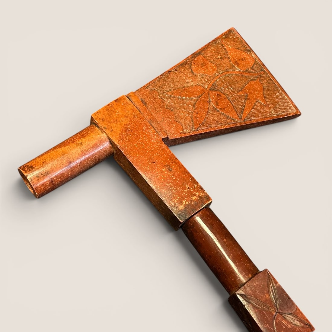 Catlinite Pipe Tomahawk - 2
