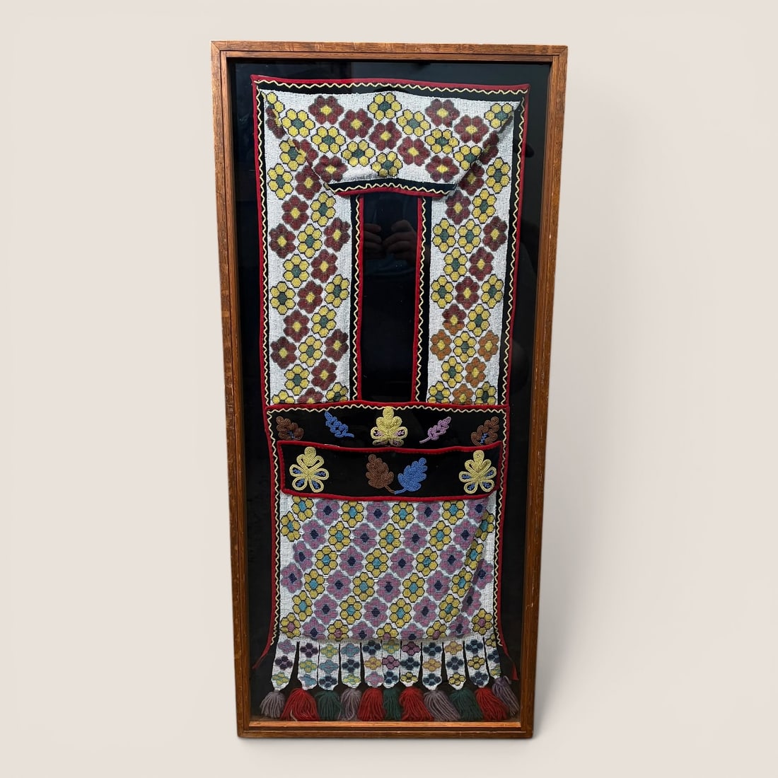Phenomenal Potawatomi Native American Bandolier Bag: Circa 1900 bandolier bag, excellent condition.We provide in-house shipping on all items in the auction. Bid directly at Bid.Ziebarths.com for a lower buyers premium (18%).