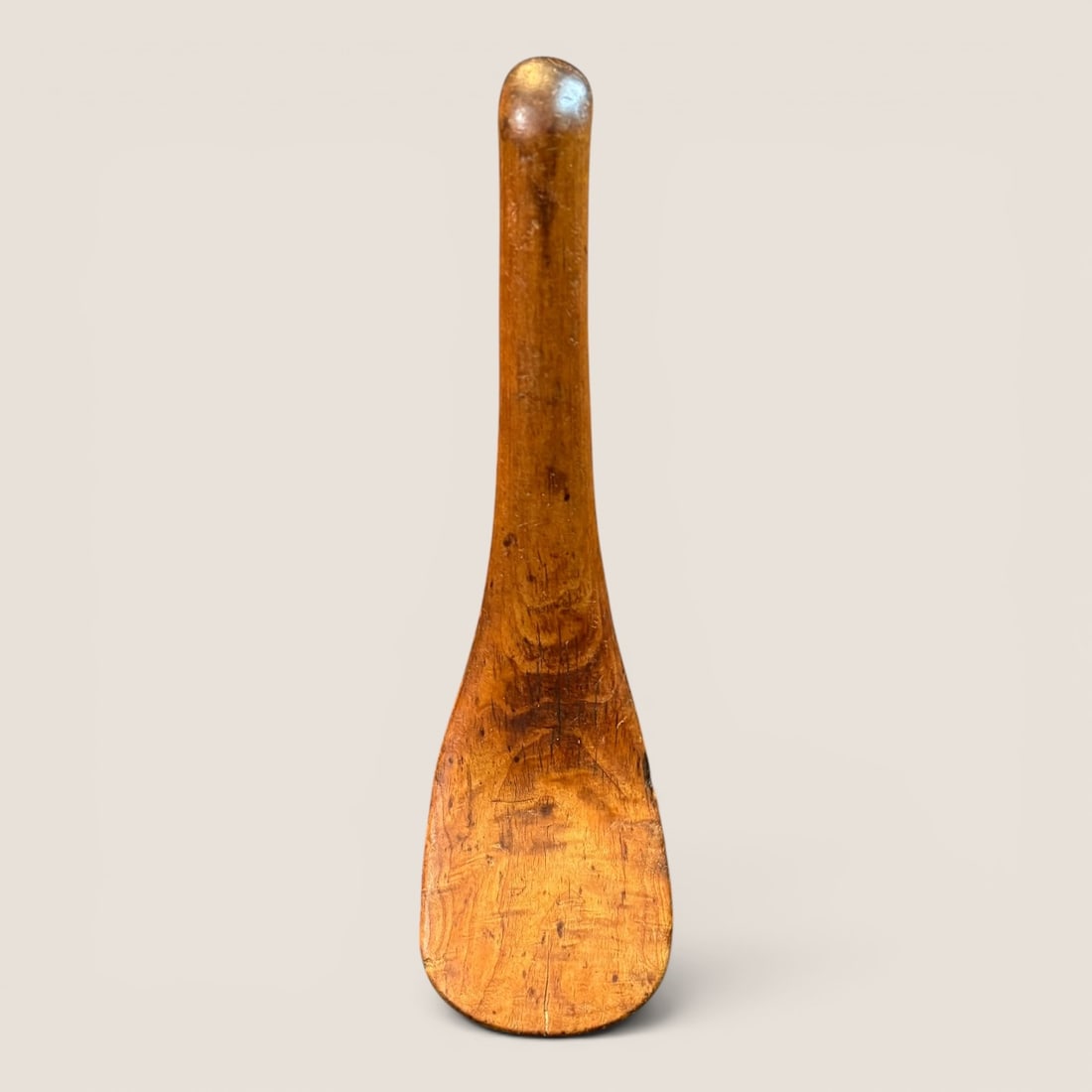 19th C Carved Wooden Scraper: Measures approx 12.5 inches in length.We provide in-house shipping on all items in the auction. Bid directly at Bid.Ziebarths.com for a lower buyers premium (18%).