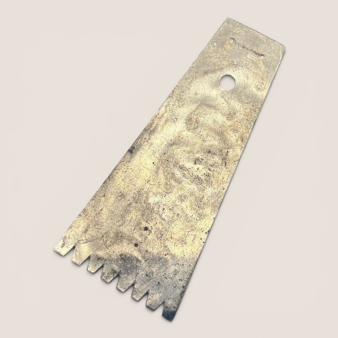 Native American German Silver Roach Spreader - 2