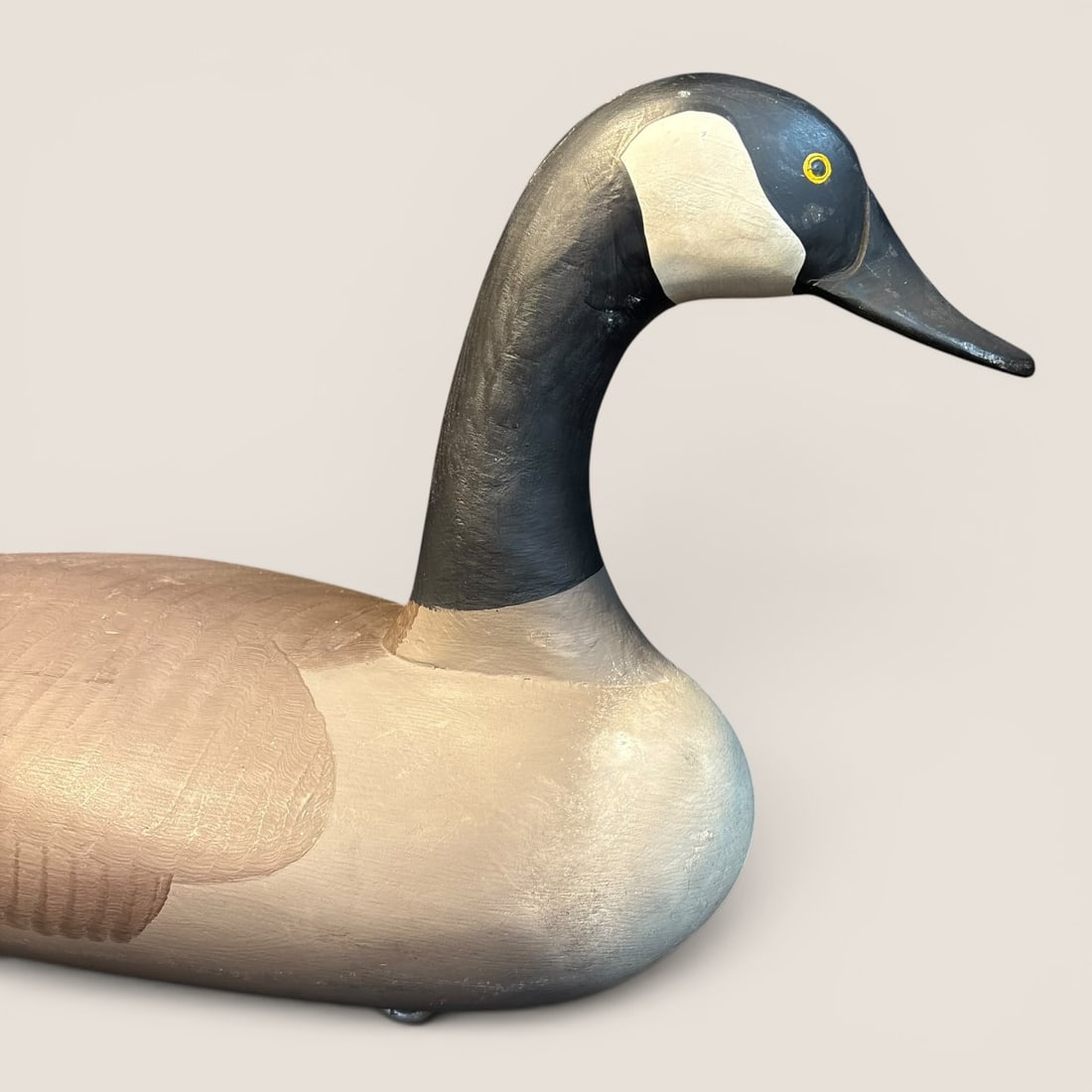 Solid Wood Midwest Goose Decoy - 2