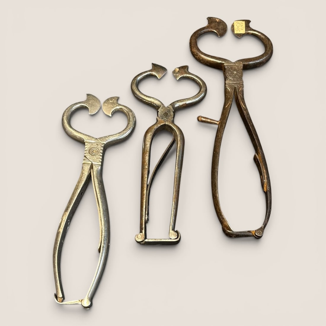 Collection of 3 19th Century Sugar Cutters [ Nippers ] (1 of 2)