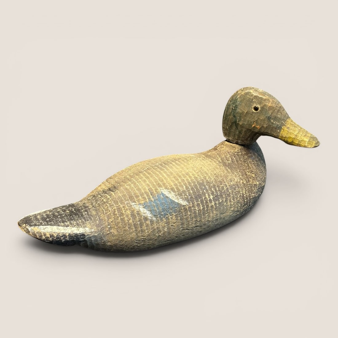 Antique Carved Wood Duck Decoy (1 of 2)