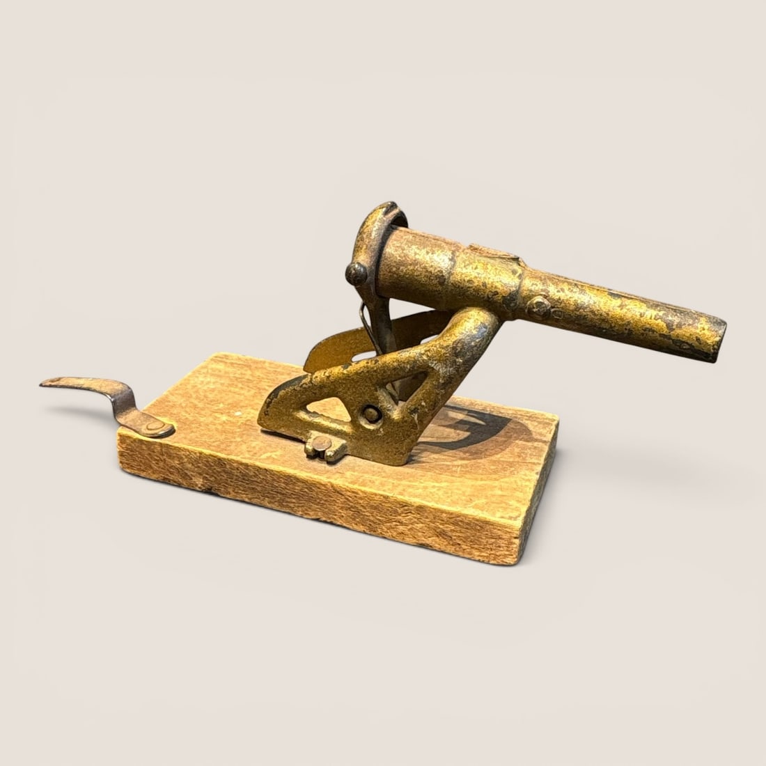 Vintage Homemade Toy Cannon (1 of 2)