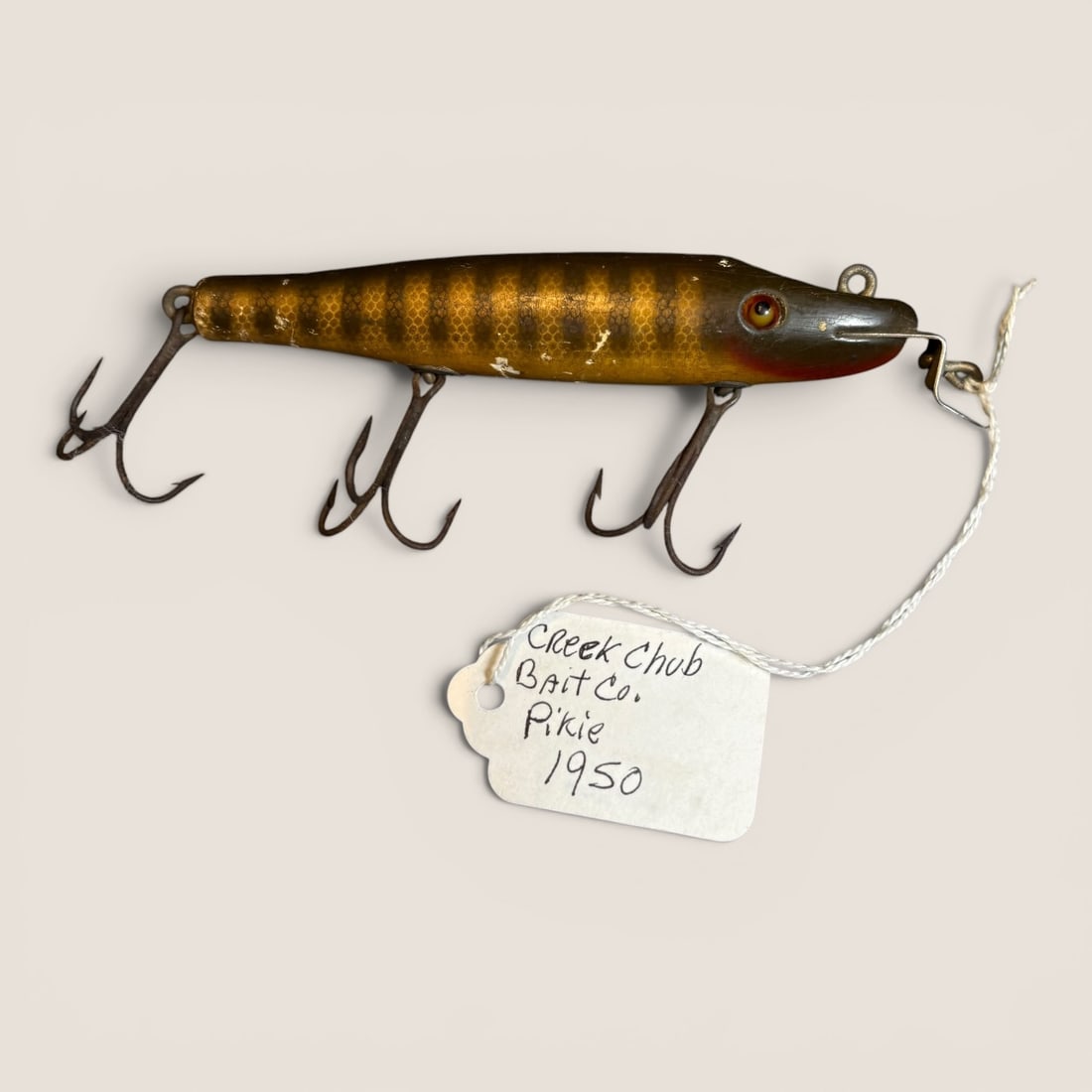 Vintage Creek Chub Bait Co. " Pikie " Fishing Lure (1 of 1)