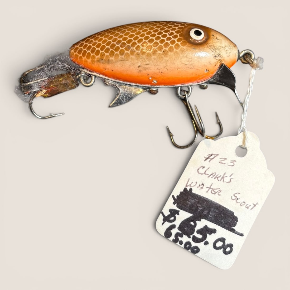 Vintage Clarks " Water Scout " Fishing Lure (1 of 1)
