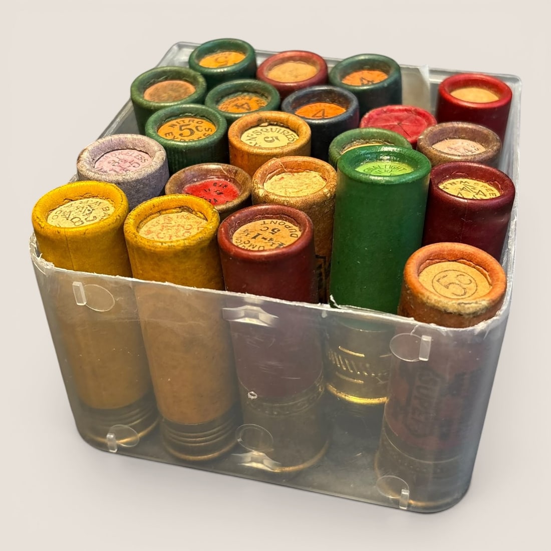 Lot Of 20 Vintage 10 gauge Shotgun Shells (1 of 1)