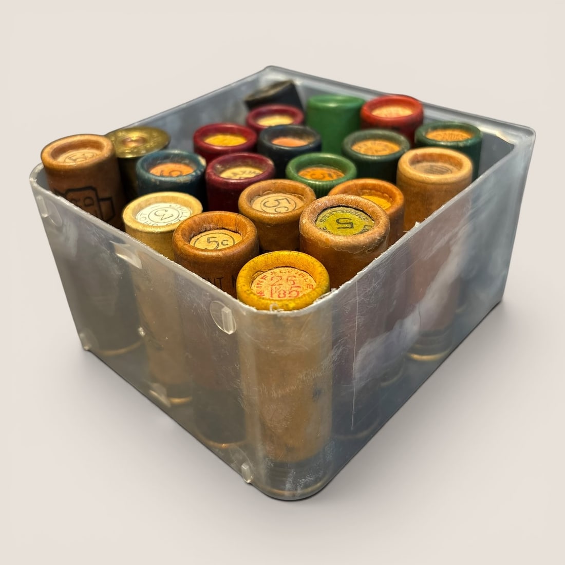 Lot of 21 Vintage 12 gauge Shotgun Shells: Lot of 21 vintage 12 gauge shotgun shellsWe provide in-house shipping on all items in the auction. Bid directly at Bid.Ziebarths.com for a lower buyers premium (18%).
